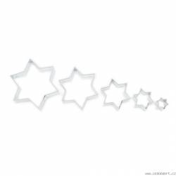 Vykrajovátka hvězdičky hladké 5ks - Smolík