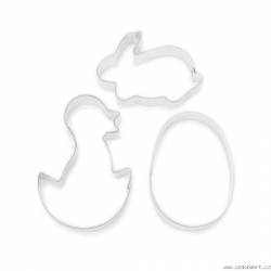 Velikonoční vykrajovátka kuřátko, králíček, vajíčko - Smolík