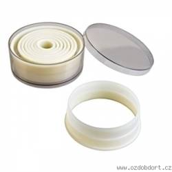 Nylonová vykrajovátka kulatá set – 9ks - Ibili