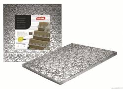 Podložka pod dort čtvercová stříbrná - Ibili