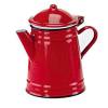 Smaltovaná konvice na kávu - červená - Ibili