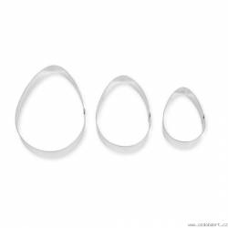 Vykrajovátka vajíčka hladká 3ks - Smolík