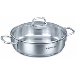 Nerezový hrnec Perla nízký 24cm - Korkmaz