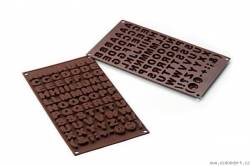 Silikonová forma na čokoládu – abeceda - Silikomart