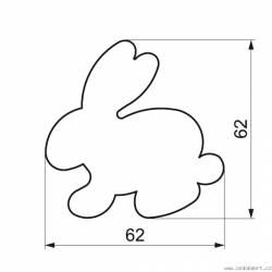 Vykrajovátko zajíček 6,2cm - Smolík