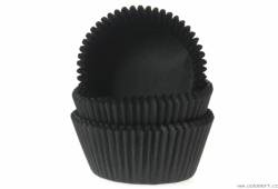 Papírový košíček na muffiny černý 50ks - House of Marie