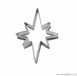 Vykrajovátko hvězdička 8 cípů 17x24 mm - Smolík