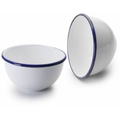 Smaltová miska MODROBÍLÁ - Ibili