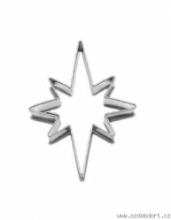 Vykrajovátko hvězda 8 cípů 38×50 mm - Smolík