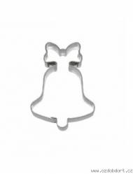 Vykrajovátko zvonek s mašlí 45×60 mm - Smolík