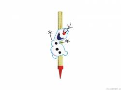 Dortová fontána ledové království Olaf - 1ks - PREZENT