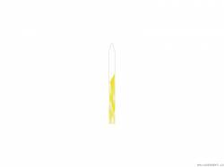 Dortové svíčky žluté 20ks - PREZENT