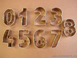 Vykrajovátko sada číslic - Jakub Felcman