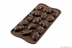 Silikonová forma na čokoládu ovoce - Silikomart
