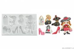 Silikonová formička SLK 1002 móda - Silikomart