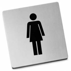 Nerezová samolepící tabulka, Žena - Zack
