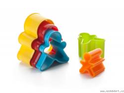 Sada vykrajovátek 5ks panáček barevná - Ibili