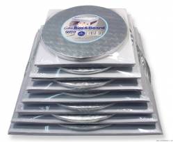 Dortová podložka stříbrná kruh + dortová krabice - PME