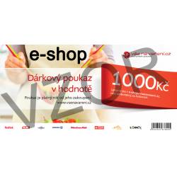 Dárkový poukaz v hodnotě 1000Kč do e-shopu - Apolo77