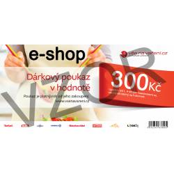Dárkový poukaz v hodnotě 300Kč do e-shopu - Apolo77