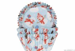 Košíčky na muffiny sněhulák 50ks - House of Marie