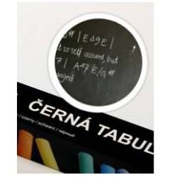 Černá nalepovací tabule 67,5x15m - Nalepovací tabule