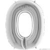 Balonky písmena stříbrná