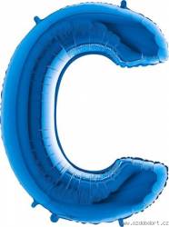 Nafukovací balónek písmeno C modré 102 cm - Grabo