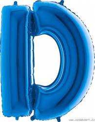 Nafukovací balónek písmeno D modré 102 cm - Grabo