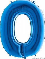 Nafukovací balónek písmeno O modré 102 cm - Grabo