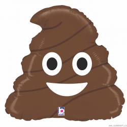 Nafukovací balónek emoji Poo 51 cm - Grabo