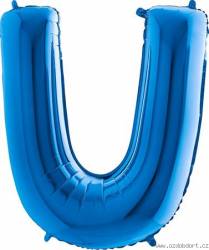 Nafukovací balónek písmeno U modré 102 cm - Grabo