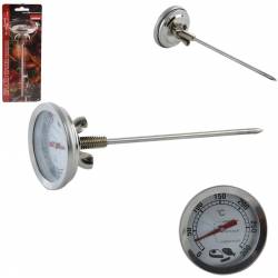Teploměr nerez do udírny 16 cm - Orion