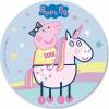 Jedlý papír prasátko Pepa a jednorožec 20cm - Dekora