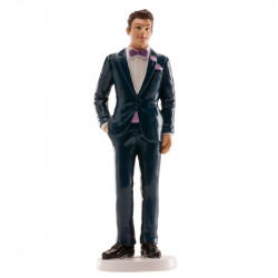 Svatební figurka na dort 16cm samostatný mladík - Dekora