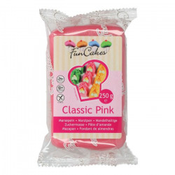 Vynikající marcipán 1:5 růžový 250g - FunCakes