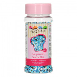 Cukrové perličky modro bílé 80g - FunCakes