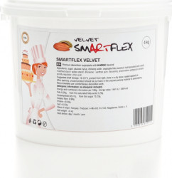 Smartflex Velvet Mandle 4 kg (Potahovací a modelovací hmota na dorty) 0042 dortis