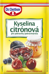 Dr. Oetker Kyselina citronová (20 g) DO0055 dortis