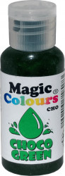 Gelová barva do čokolády Magic Colours (32 g) Choco Green CHOGRN dortis