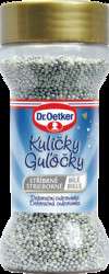 Dr. Oetker Kuličky stříbrné/bílé (65 g) DO0077 dortis