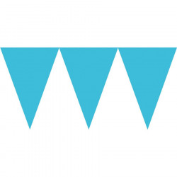 Girlanda modré vlaječky 457 x 17,7cm - Amscan