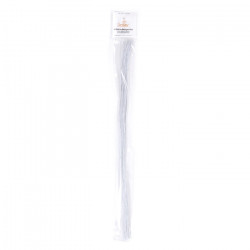 Květinové drátky bílé  50ks 40cm - Decora