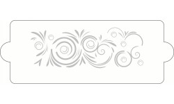 Stencil na dort 34x12cm vír - Martellato