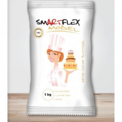Smartflex Model s kakaovým máslem 1 kg v sáčku (Modelovací hmota na dorty) 0124 dortis