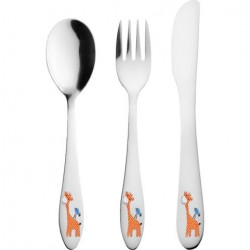Jídelní dětské příbory ŽIRAFA 3 díly 143673 Orion