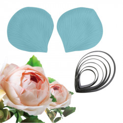 Žilkovač a vykrajovátko růže 8x8,5 cm - Cakesicq