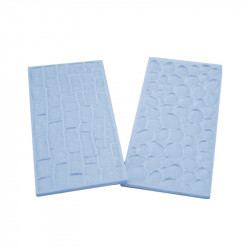 Otiskovací textura kameny a zeď  14,5x7 cm - Cakesicq