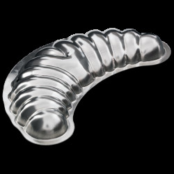 Formička vyklépávací rohlíček střední 70x26mm 20ks - Kovovýroba Jeníkov