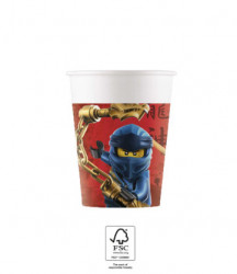 Papírové kelímky 200ml Lego Ninjago - Procos